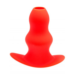MK Toys Plug Tunnel Stretch Rouge Extra large 16 x 7.5cm